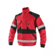 Bluza CXS LUXY BRIGHT, moška, rdeča in črna, velikost 48