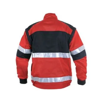 Bluza CXS LUXY BRIGHT, moška, rdeča in črna, velikost 64