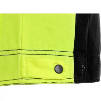 Bluza CXS SIRIUS BRIGHTON, 170-176cm, črno-rumena, velikost 50