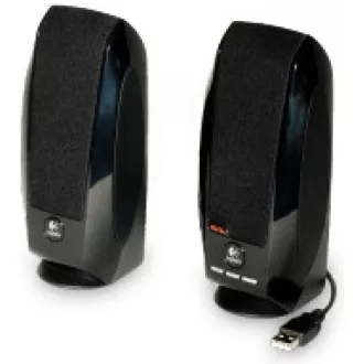 Logitech Slim Mini stereo zvočniki 2.0 S120 Logitech Slim Mini stereo zvočniki 2.0 S120