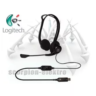 Logitech slušalke PC 960 Stereo, USB