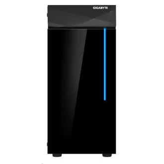 GIGABYTE ohišje GB-C200G, RGB osvetlitev, brez napajalnika, prozorna stranica, Mid tower