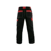 Hlače do pasu CXS ORION TEODOR, moške, črno-rdeče, velikost 50