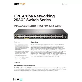 Aruba 2930F 48G PoE 4SFP Swch RENEW JL256A Aruba 2930F 48G PoE 4SFP Swch RENEW JL256A