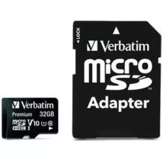VERBATIM MicroSDHC kartica 32GB Premium, U1   SD adapter
