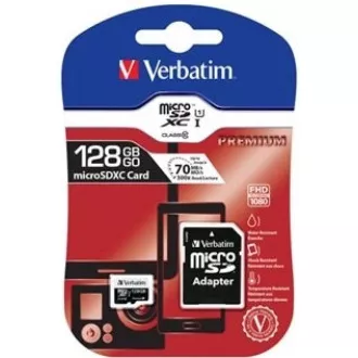 VERBATIM Premium U1 Micro SecureDigital SDXC 128 GB
