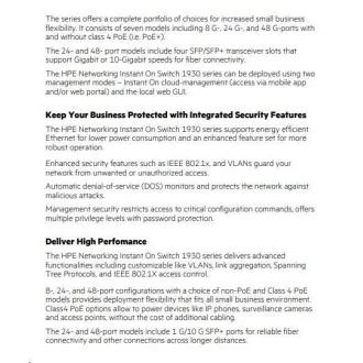 HPE Networking Instant On Switch 8p Gigabit 2p SFP (brez ventilatorja) 1930