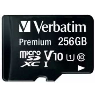 VERBATIM MicroSDXC 256GB Premium, U1   adapter