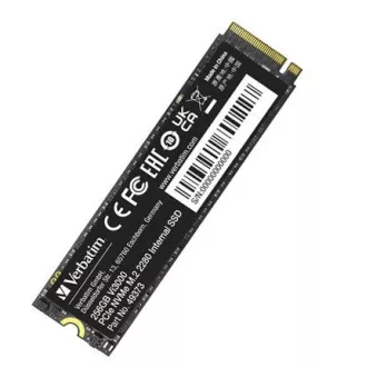 VERBATIM SSD Vi3000 Notranji SSD PCIe NVMe M.2 256 GB, W 1300/ R 3300 MB/s VERBATIM SSD Vi3000 Notranji SSD PCIe NVMe M.2 256 GB, W 1300/ R 3300 MB/s