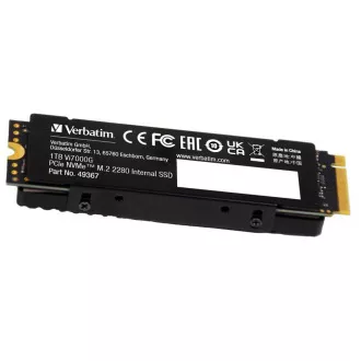 VERBATIM SSD Vi7000G Notranji SSD PCIe NVMe M.2 1TB, W 5500/ R 7400MB/s
