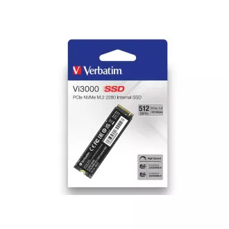 VERBATIM SSD Vi5000 Notranji SSD PCIe NVMe M.2 512 GB, W2500/ R 5000 MB/s