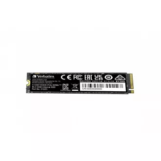 VERBATIM SSD Vi5000 Notranji SSD PCIe NVMe M.2 512 GB, W2500/ R 5000 MB/s