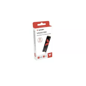 VERBATIM SSD Vi5000 Notranji SSD PCIe NVMe M.2 512 GB, W2500/ R 5000 MB/s