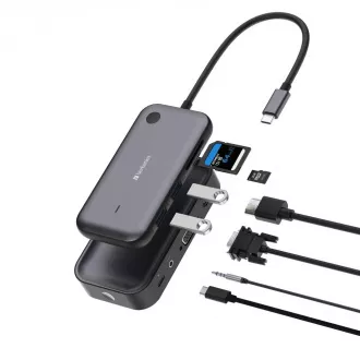 VERBATIM Display Adapter WDA-01 Share My Screen 1080P, vozlišče USB-C