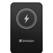 VERBATIM Powerbank Charge 'n' Go, magnetna, 5000 mAh, USB-C, črna