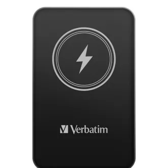 VERBATIM Powerbank Charge 'n' Go, magnetna, 5000 mAh, USB-C, črna VERBATIM Powerbank Charge 'n' Go, magnetna, 5000 mAh, USB-C, črna