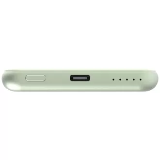 VERBATIM Powerbank Charge 'n' Go, magnetna, 5000 mAh, USB-C, zelena