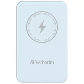 VERBATIM Powerbank Charge 'n' Go, magnetna, 5000 mAh, USB-C, modra