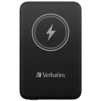 VERBATIM Powerbank Charge 'n' Go, magnetna, 10000 mAh, USB-C, črna