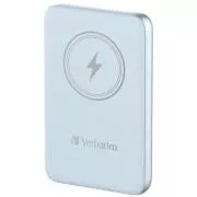 VERBATIM Powerbank Charge 'n' Go, magnetna, 10000 mAh, USB-C, modra