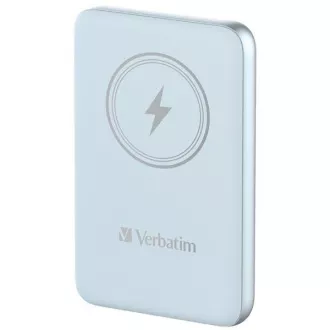 VERBATIM Powerbank Charge 'n' Go, magnetna, 10000 mAh, USB-C, modra