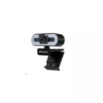 VERBATIM WebCam AWC-02 Full HD 1080p z avtomatskim ostrenjem, mikrofonom in svetlobo