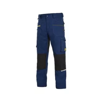 Hlače CXS STRETCH, moške, temno modro-črne, velikost 52