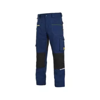 Hlače CXS STRETCH, moške, temno modro-črne, velikost 62