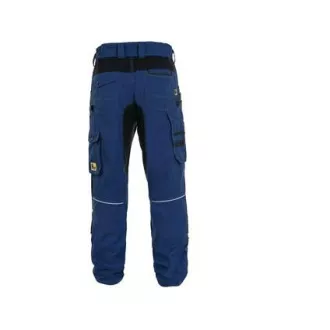 Hlače CXS STRETCH, moške, temno modro-črne, velikost 62