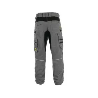 Hlače CXS STRETCH, moške, sivo-črne, velikost 46