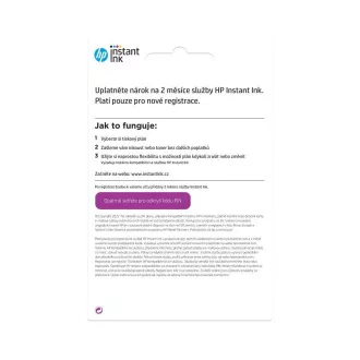 Predplačniška kartica HP InstantInk I Predplačniška kartica HP InstantInk I