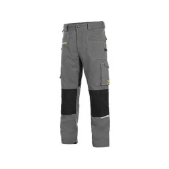 Hlače CXS STRETCH, moške, sivo-črne, velikost 60