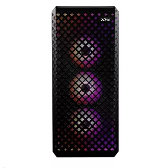 ADATA XPG ohišje DEFENDER PRO Mid-Tower, brez napajalnika, 3x 120mm ARGB ventilator, črno