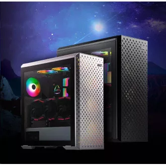 ADATA XPG ohišje DEFENDER PRO Mid-Tower, brez napajalnika, 3x 120mm ARGB ventilator, črno