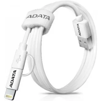 ADATA Sync & Charge Lightning kabel - USB A 2.0, 100 cm, plastičen, bel