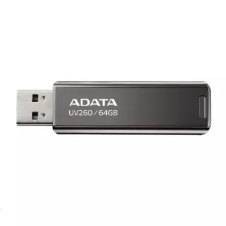ADATA Flash disk 32 GB UV260, USB 2.0, kovinski, črn ADATA Flash disk 32 GB UV260, USB 2.0, kovinski, črn