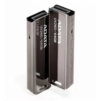 ADATA Flash disk 32 GB UV260, USB 2.0, kovinski, črn ADATA Flash disk 32 GB UV260, USB 2.0, kovinski, črn