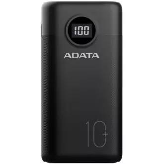 ADATA PowerBank AP10000 - zunanja baterija za mobilne naprave/tablice 10000 mAh, črna (37Wh) USB-C ADATA PowerBank AP10000 - zunanja baterija za mobilne naprave/tablice 10000 mAh, črna (37Wh) USB-C