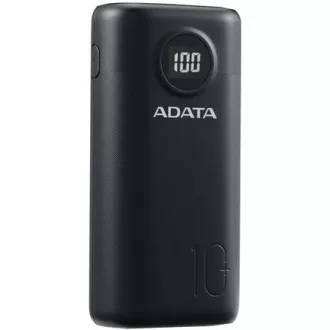 ADATA PowerBank AP10000 - zunanja baterija za mobilne naprave/tablice 10000 mAh, črna (37Wh) USB-C ADATA PowerBank AP10000 - zunanja baterija za mobilne naprave/tablice 10000 mAh, črna (37Wh) USB-C