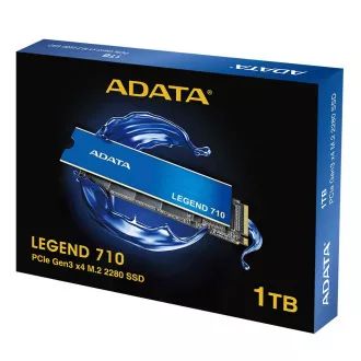ADATA SSD 1TB LEGEND 710 PCIe Gen3x4 M.2 2280 (R:2400/ W:1800MB/s)