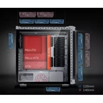 ADATA XPG ohišje BATTLECRUISER Mid-Tower ohišje, brez napajalnika, črno