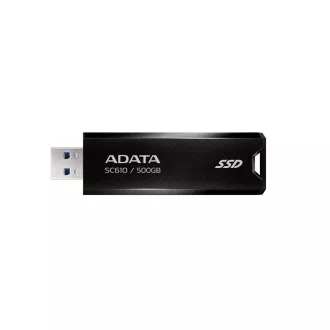 ADATA Zunanji SSD disk 500 GB SC610, USB-A 3.2, črn