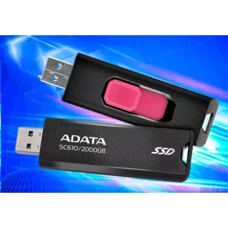 ADATA Zunanji SSD 1TB SC610, USB-A 3.2, črn