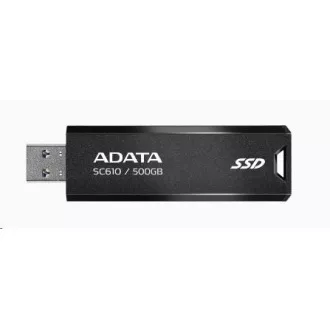ADATA zunanji SSD 2TB SC610, USB-A 3.2, črn