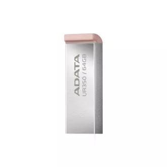 ADATA Flash disk 64 GB UR350, USB 3.2 Dash Drive, kovinsko rjave barve