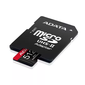 ADATA MicroSDXC kartica 512GB High Endurance UHS-I C10 V30 A2 (R:100/W:85 MB/s)   SD adapter