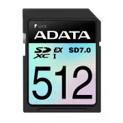 Kartica ADATA SDXC 512GB Extreme, PCIe Gen3, UHS-I, C10, V30, (R:800/W:700 MB/s)