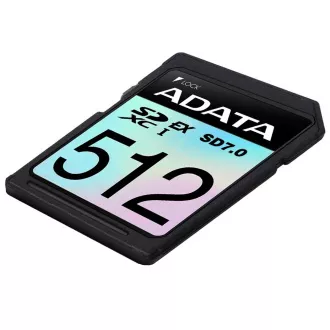 Kartica ADATA SDXC 512GB Extreme, PCIe Gen3, UHS-I, C10, V30, (R:800/W:700 MB/s) Kartica ADATA SDXC 512GB Extreme, PCIe Gen3, UHS-I, C10, V30, (R:800/W:700 MB/s)