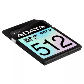 Kartica ADATA SDXC 512GB Extreme, PCIe Gen3, UHS-I, C10, V30, (R:800/W:700 MB/s) Kartica ADATA SDXC 512GB Extreme, PCIe Gen3, UHS-I, C10, V30, (R:800/W:700 MB/s)