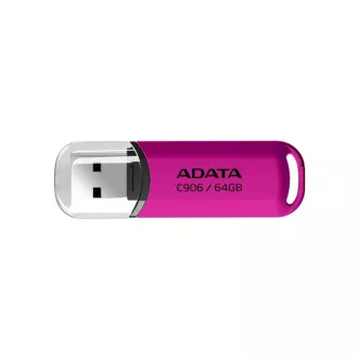 ADATA Flash disk 64 GB C906, USB 2.0, roza